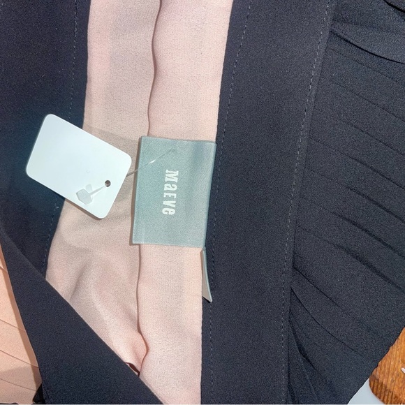 Maeve color blocked  Pleated Skirt large - Picture 7 of 11